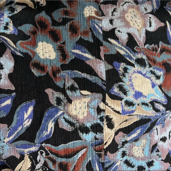 COPY - Free People Black Floral Kimono - Picture 9 of 16